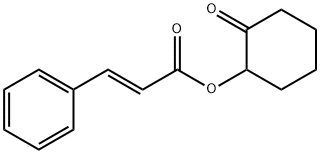 2-oxocyclohexyl cinnamate Structure