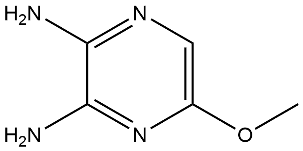 2,3-Pyrazinediamine, 5-methoxy- Structure