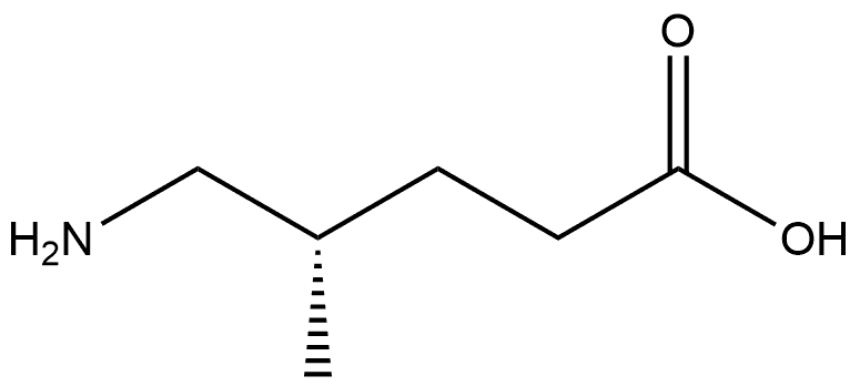 (S)-5-amino-4-methylpentanoic acid Structure