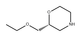 Morpholine, 2-(ethoxymethyl)-, (2R)- Structure