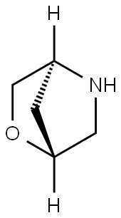 2-Oxa-5-azabicyclo[2.2.1]heptane, (1R,4S)-rel- Structure