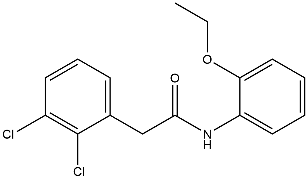 2,3-Dichloro-N-(2-ethoxyphenyl)benzeneacetamide Structure