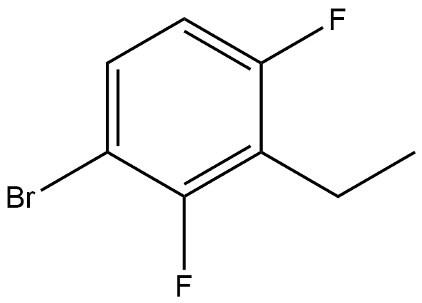 1-Bromo-3-ethyl-2,4-difluorobenzene Structure