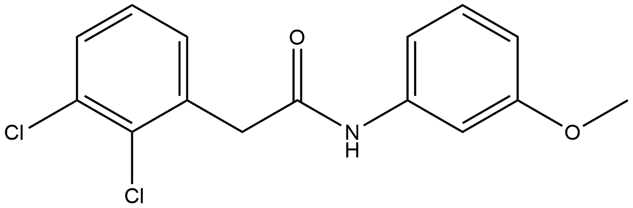 2,3-Dichloro-N-(3-methoxyphenyl)benzeneacetamide Structure