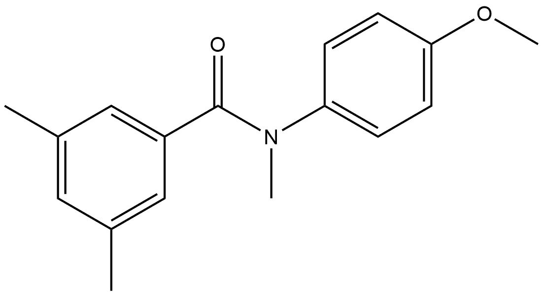 N-(4-Methoxyphenyl)-N,3,5-trimethylbenzamide Structure