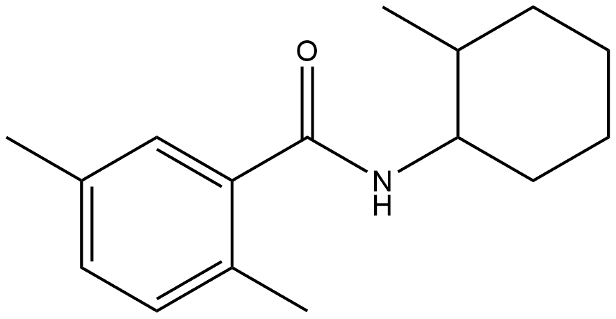 2,5-Dimethyl-N-(2-methylcyclohexyl)benzamide Structure