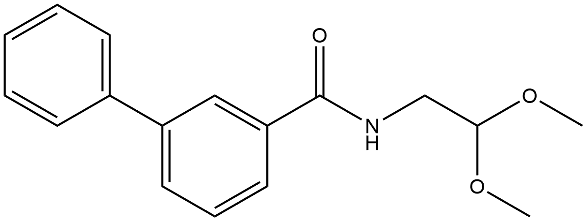 N-(2,2-Dimethoxyethyl)[1,1'-biphenyl]-3-carboxamide Structure