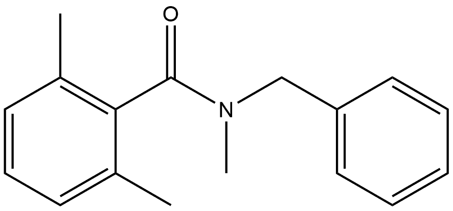 N,2,6-Trimethyl-N-(phenylmethyl)benzamide Structure