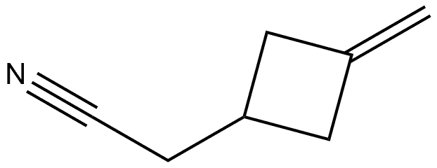 2-(3-methylenecyclobutyl)acetonitrile Structure