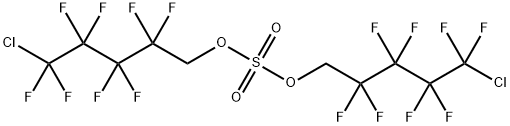 1-Pentanol, 5-chloro-2,2,3,3,4,4,5,5-octafluoro-, sulfate (2:1) (9CI) 구조식 이미지