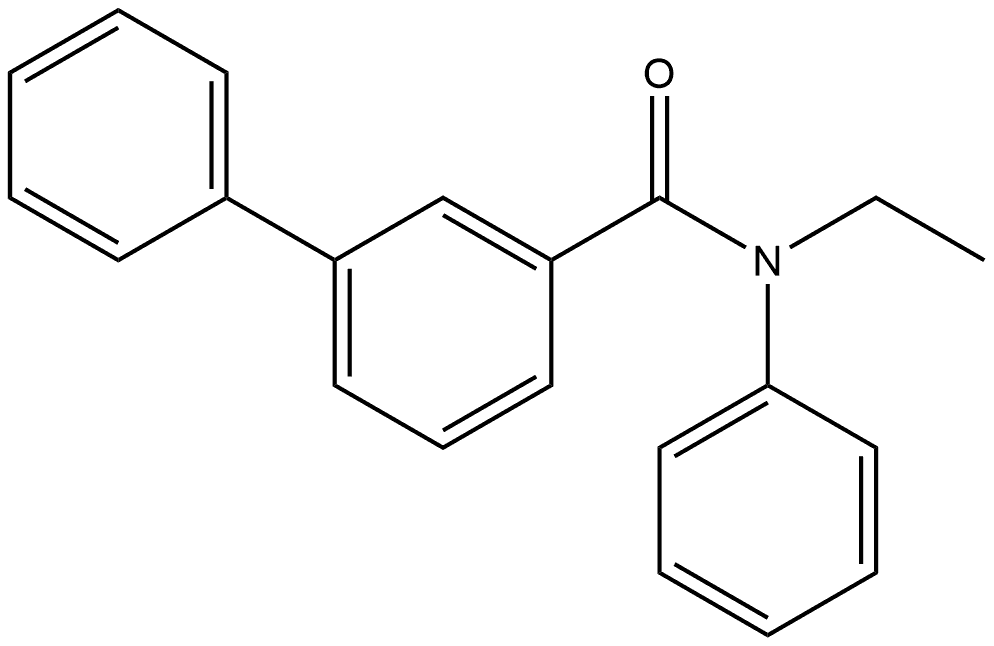 N-Ethyl-N-phenyl[1,1'-biphenyl]-3-carboxamide Structure