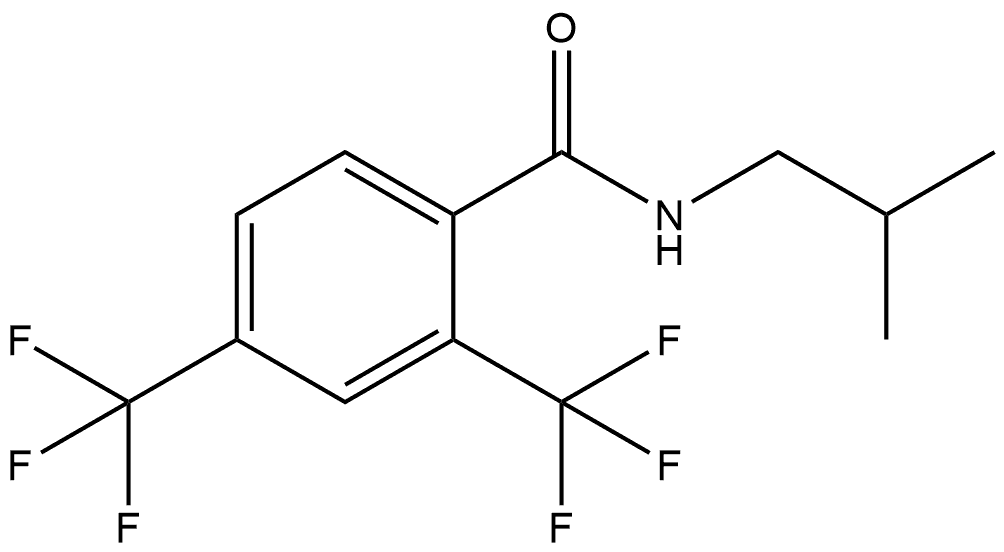 N-(2-Methylpropyl)-2,4-bis(trifluoromethyl)benzamide Structure