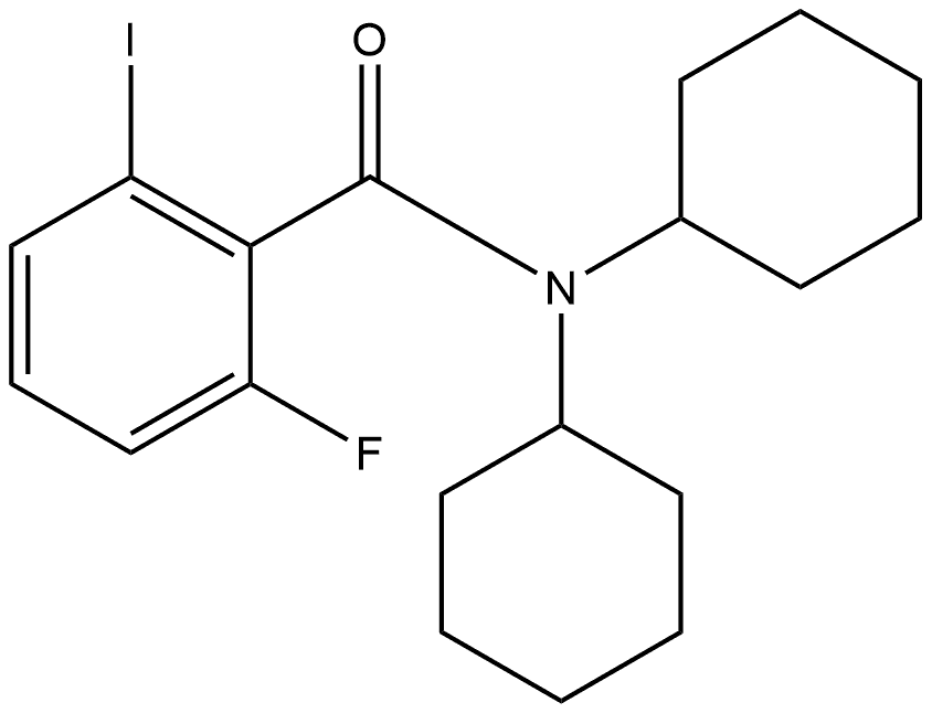 N,N-Dicyclohexyl-2-fluoro-6-iodobenzamide Structure