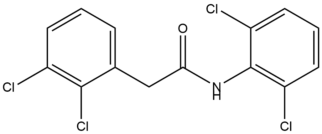 2,3-Dichloro-N-(2,6-dichlorophenyl)benzeneacetamide Structure