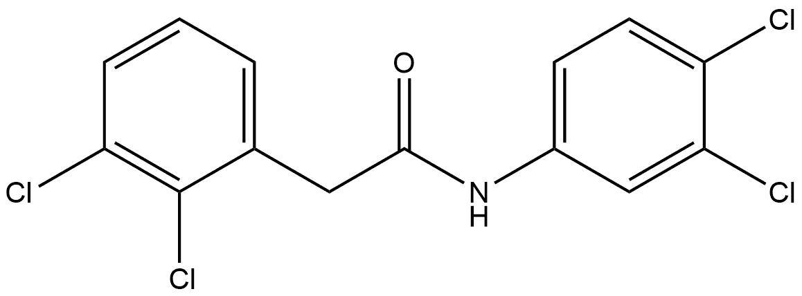 2,3-Dichloro-N-(3,4-dichlorophenyl)benzeneacetamide Structure