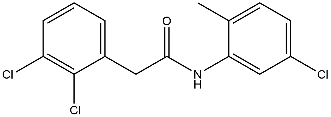 2,3-Dichloro-N-(5-chloro-2-methylphenyl)benzeneacetamide Structure