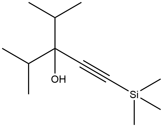 4-Methyl-3-(1-methylethyl)-1-(trimethylsilyl)-1-pentyn-3-ol Structure