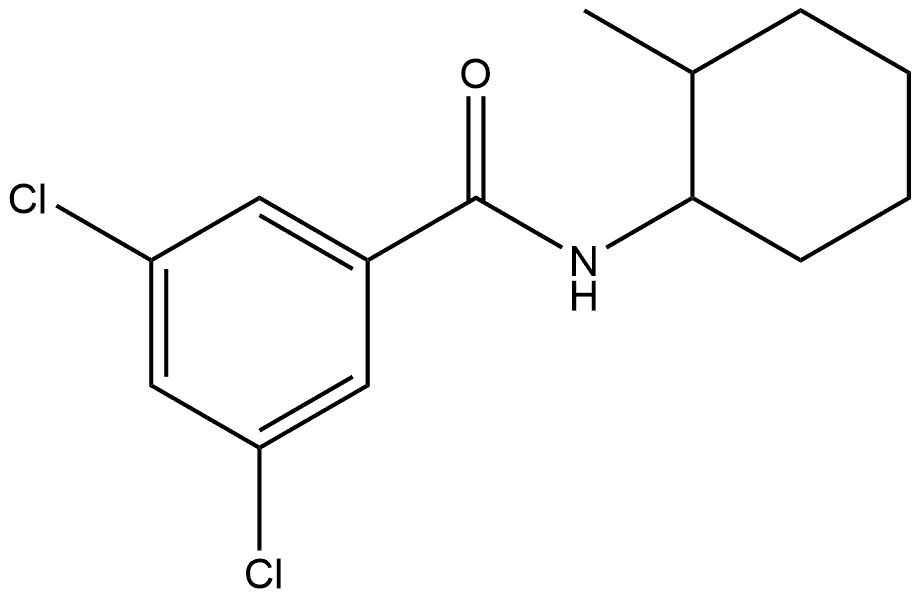 3,5-Dichloro-N-(2-methylcyclohexyl)benzamide 구조식 이미지