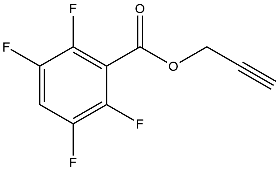 2-Propyn-1-yl 2,3,5,6-tetrafluorobenzoate Structure