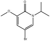 2(1H)-Pyridinone, 5-bromo-3-methoxy-1-(1-methylethyl)- 구조식 이미지