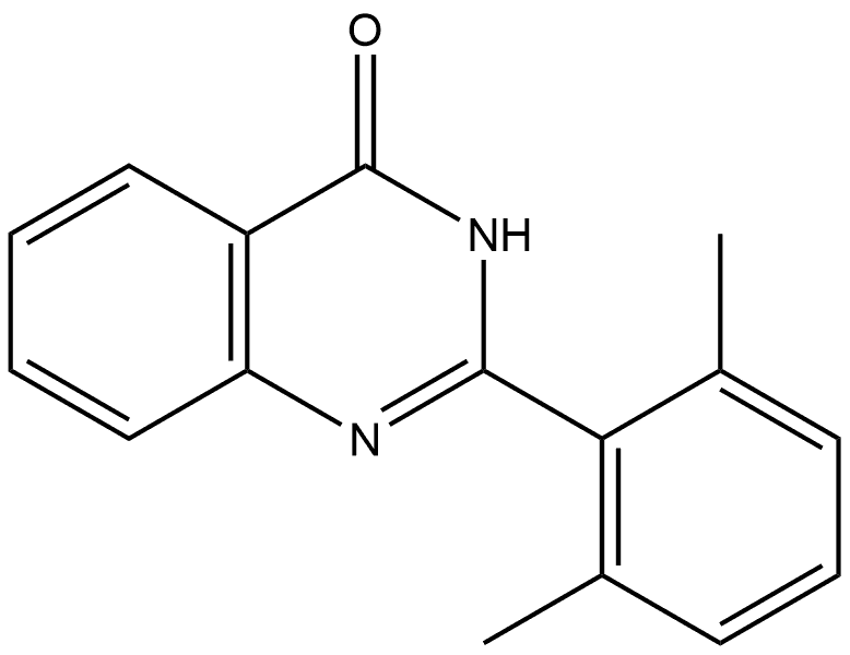 2-(2,6-Dimethylphenyl)-4(3H)-quinazolinone Structure