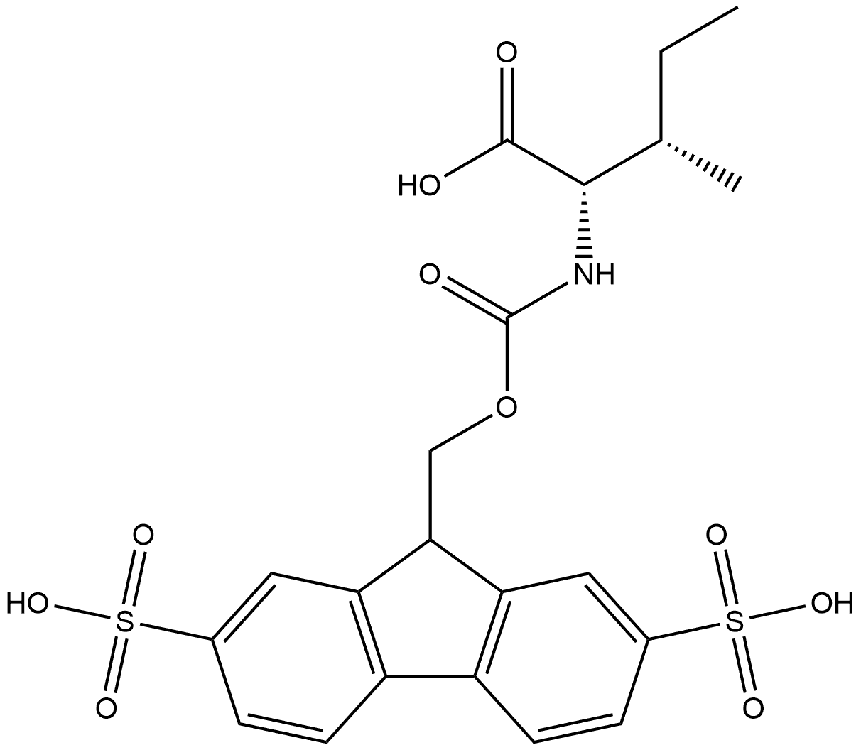 Smoc-Ile-OH Structure