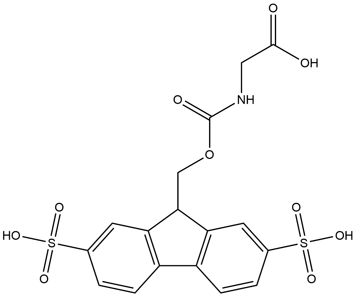 Smoc-Gly-OH Structure