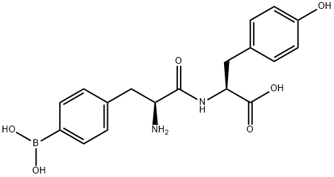 L-Tyrosine, 4-borono-L-phenylalanyl- (9CI) 구조식 이미지