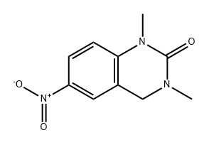 2(1H)-Quinazolinone, 3,4-dihydro-1,3-dimethyl-6-nitro- Structure