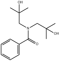 Benzamide, N,N-bis(2-hydroxy-2-methylpropyl)- Structure
