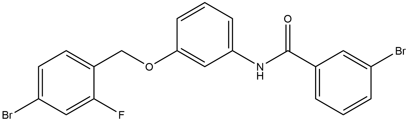 3-Bromo-N-[3-[(4-bromo-2-fluorophenyl)methoxy]phenyl]benzamide Structure