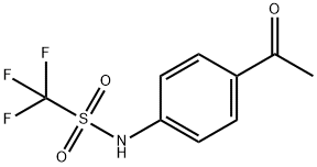 N-(4-Acetylphenyl)-1,1,1-trifluoromethanesulfonamide Structure