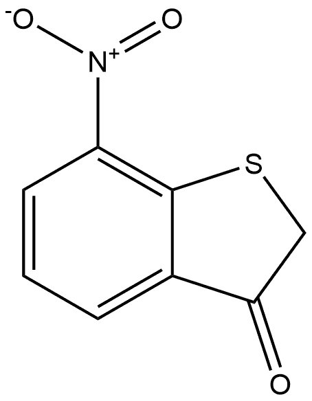 Benzo[b]thiophen-3(2H)-one, 7-nitro- Structure