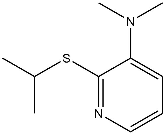 N,N-Dimethyl-2-[(1-methylethyl)thio]-3-pyridinamine Structure