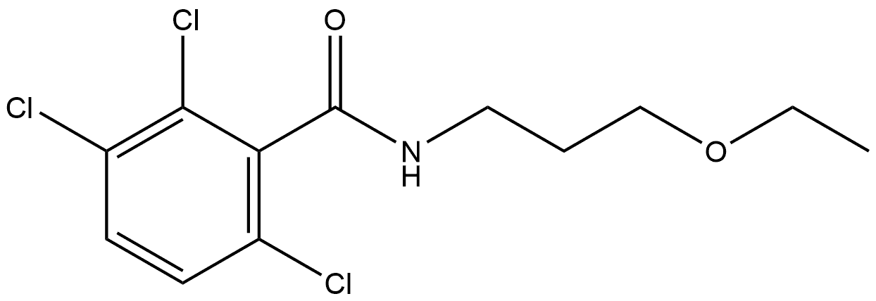 2,3,6-Trichloro-N-(3-ethoxypropyl)benzamide Structure