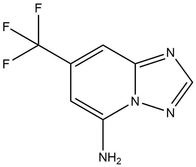 7-(Trifluoromethyl)-[1,2,4]triazolo[1,5-a]pyridin-5-amine Structure