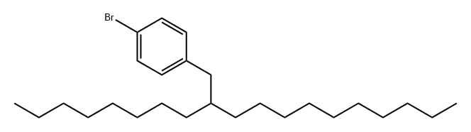 Benzene, 1-bromo-4-(2-octyldodecyl)- Structure