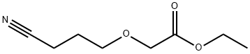 Acetic acid, 2-(3-cyanopropoxy)-, ethyl ester Structure