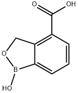 2,1-Benzoxaborole-4-carboxylic acid, 1,3-dihydro-1-hydroxy- Structure