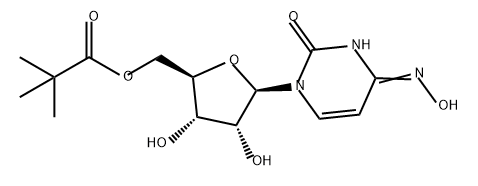 Uridine, 4-oxime, 5'-(2,2-dimethylpropanoate) Structure