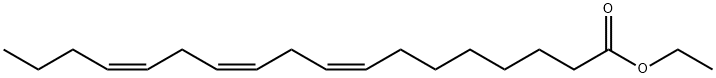 (8Z,11Z,14Z)-ethyl octadeca-8,11,14-trienoate Structure