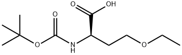 N-Boc-O-ethyl-D-homoserine Structure