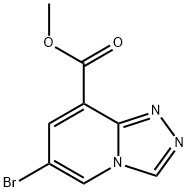 Methyl 6-bromo-[1,2,4]triazolo[4,3-a]pyridine-8-carboxylate Structure