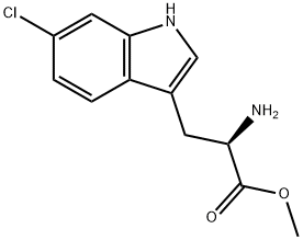 D-Tryptophan, 6-chloro-, methyl ester Structure