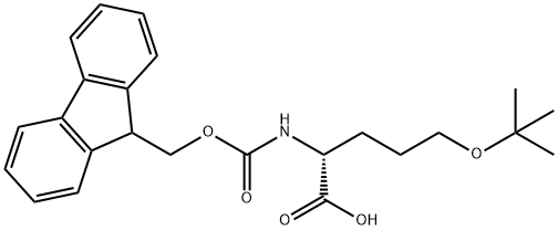 D-Norvaline, 5-(1,1-dimethylethoxy)-N-[(9H-fluoren-9-ylmethoxy)carbonyl]- Structure