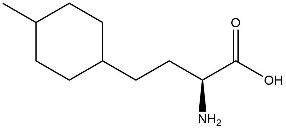 (S)-2-amino-4-(4-methylcyclohexyl)butanoic acid Structure