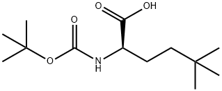 D-Norleucine, N-[(1,1-dimethylethoxy)carbonyl]-5,5-dimethyl- Structure