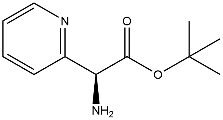 (S)-Pyridin-2-yl-glycine tert-butyl ester Structure