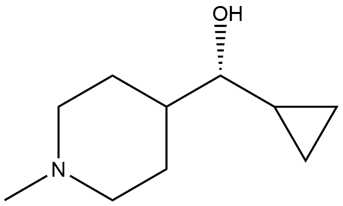 (R)-cyclopropyl(1-methylpiperidin-4-yl)methanol Structure