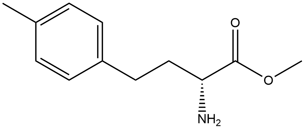 methyl (R)-2-amino-4-(p-tolyl)butanoate Structure